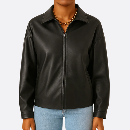 Femmes - Veste - Faux cuir - Polyvalente et stylée pour toutes les occasions