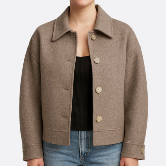 Femmes - Veste Élégante - Laine - Chic et Confortable - Mode Féminine