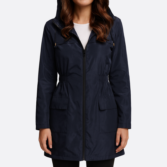Femmes - Veste coupe-vent à capuche - Imperméable et légère - Parfaite pour les aventures en plein air