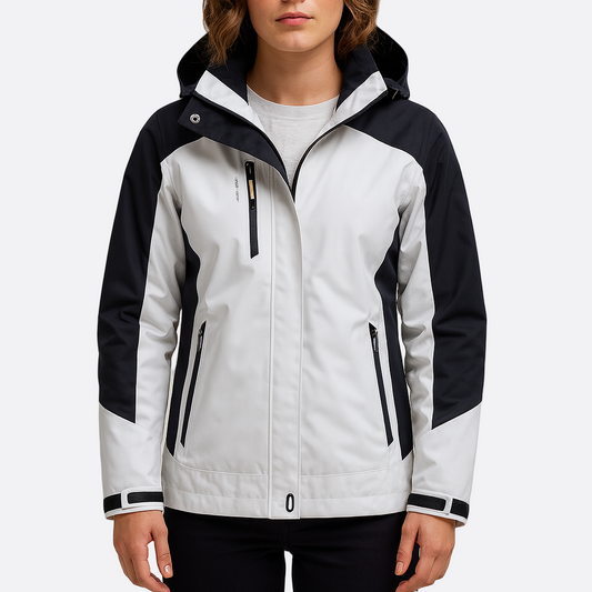 Femmes - Veste coupe-vent avec capuche - Imperméable et légère - Protection idéale contre les intempéries