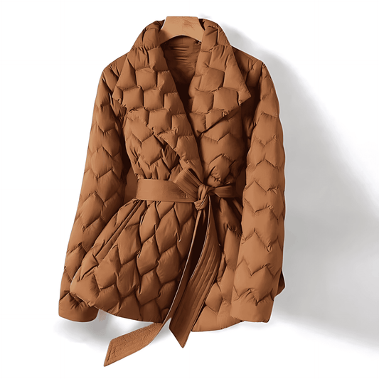 Femmes - Veste matelassée - Ceinture