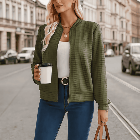 Femmes - Veste matelassée - Coupe décontractée - Fermeture éclair sur le devant