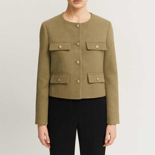 Femmes - Blouson bombardier - Col rond