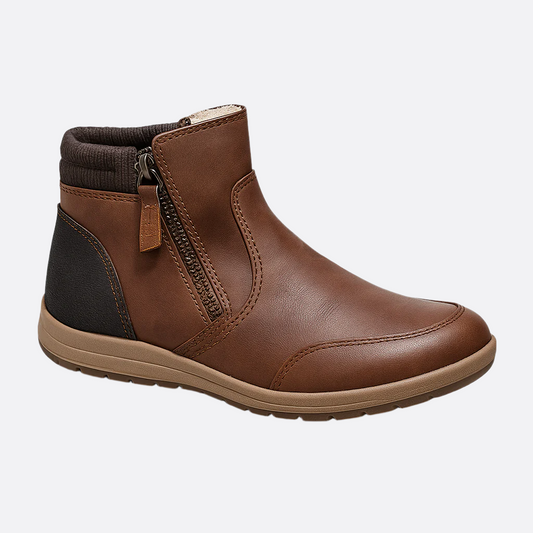 Femmes - Bottines - Cuir Doublé Chaud - Élégance Confortable pour l'Hiver