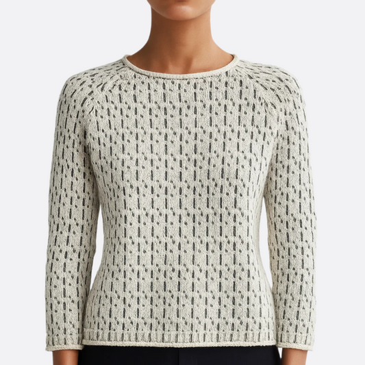 Femmes - Pull Tricoté Élégant - Tissu doux - Long Manches - Pull Confortable pour un Style Chic