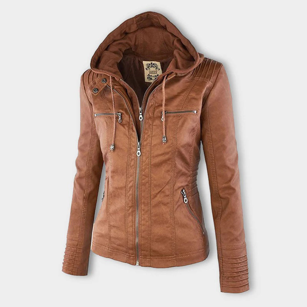 Femmes - Veste - Cuir légère - Élégante et confortable - Idéale pour le style quotidien