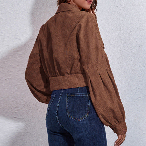 Femmes - Veste blouson - Modèle à manches larges