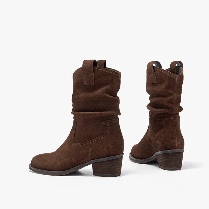 Femmes - Bottes élégantes et confortables - Cuir - Idéales pour le quotidien - Style tendance et pratique