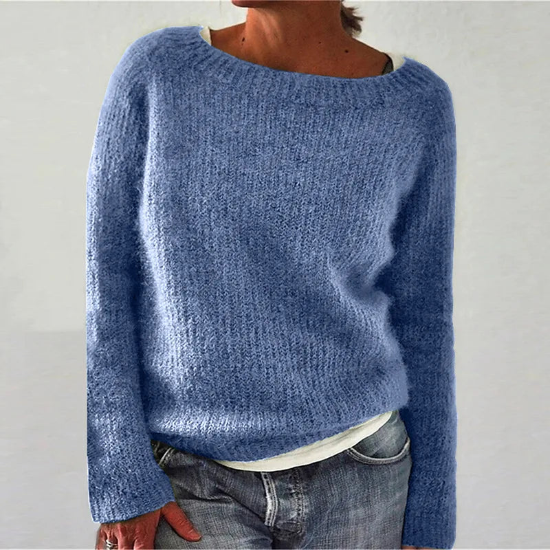 Femmes - Pull en tricot à manches longues - Coupe ample