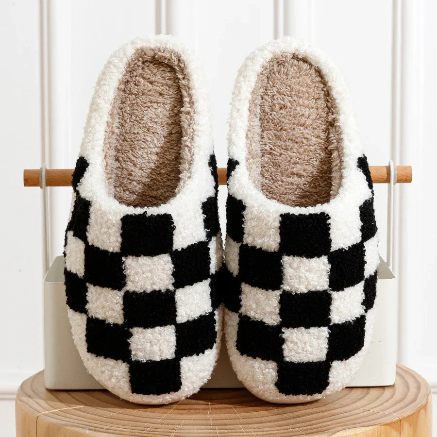 Femmes - Chaussons d'intérieur - Douillets, chauds et doux - Confort optimal pour les pieds