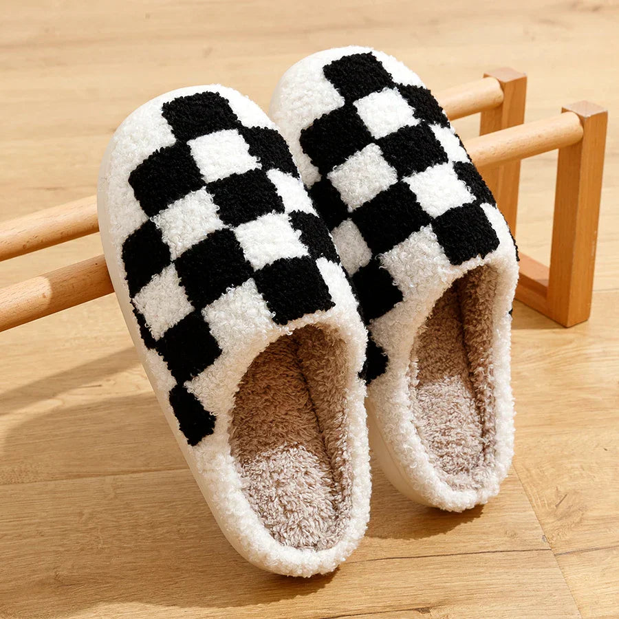 Femmes - Chaussons d'intérieur - Douillets, chauds et doux - Confort optimal pour les pieds
