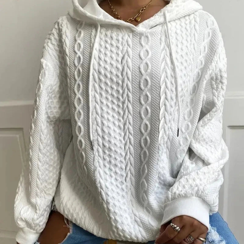 Femmes - Sweatshirt d'hiver à capuche - Manches longues Confort