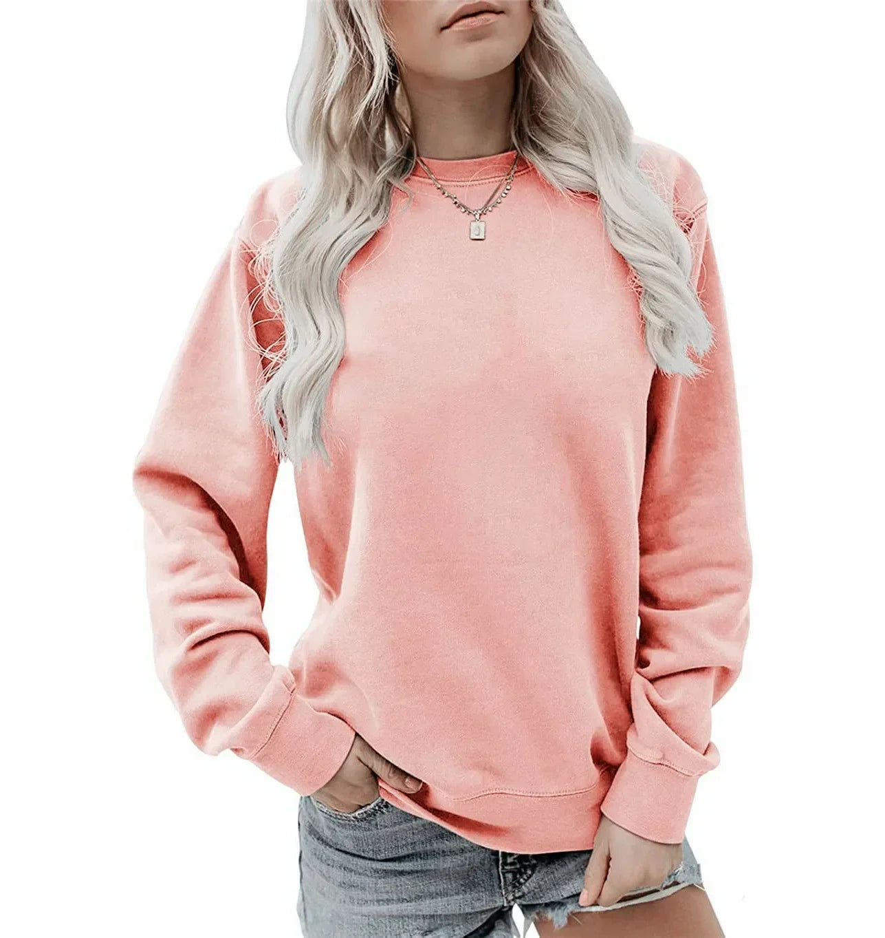 Femmes - Sweatshirt à manches longues - col rond