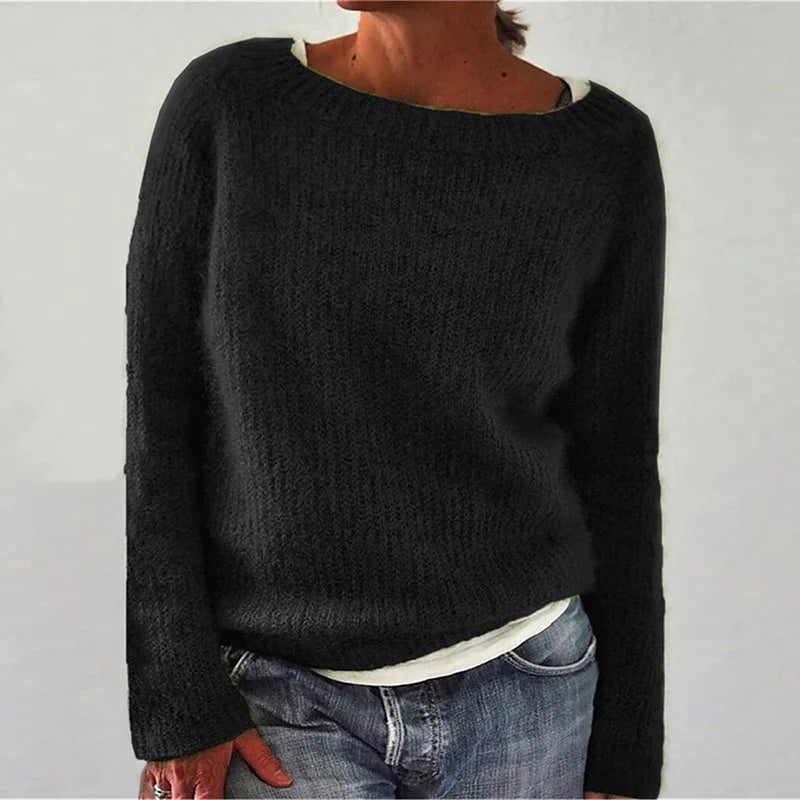 Femmes - Pull en tricot à manches longues - Coupe ample