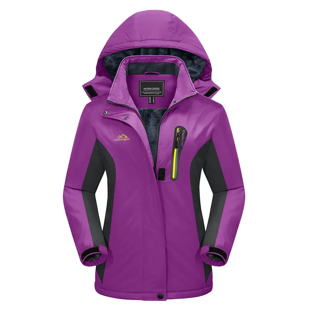 Femmes - Veste de ski de neige - Style à capuche