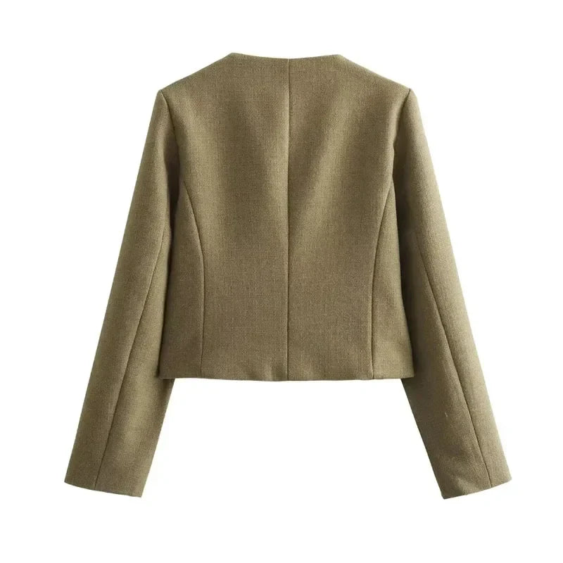 Femmes - Blouson bombardier - Col rond