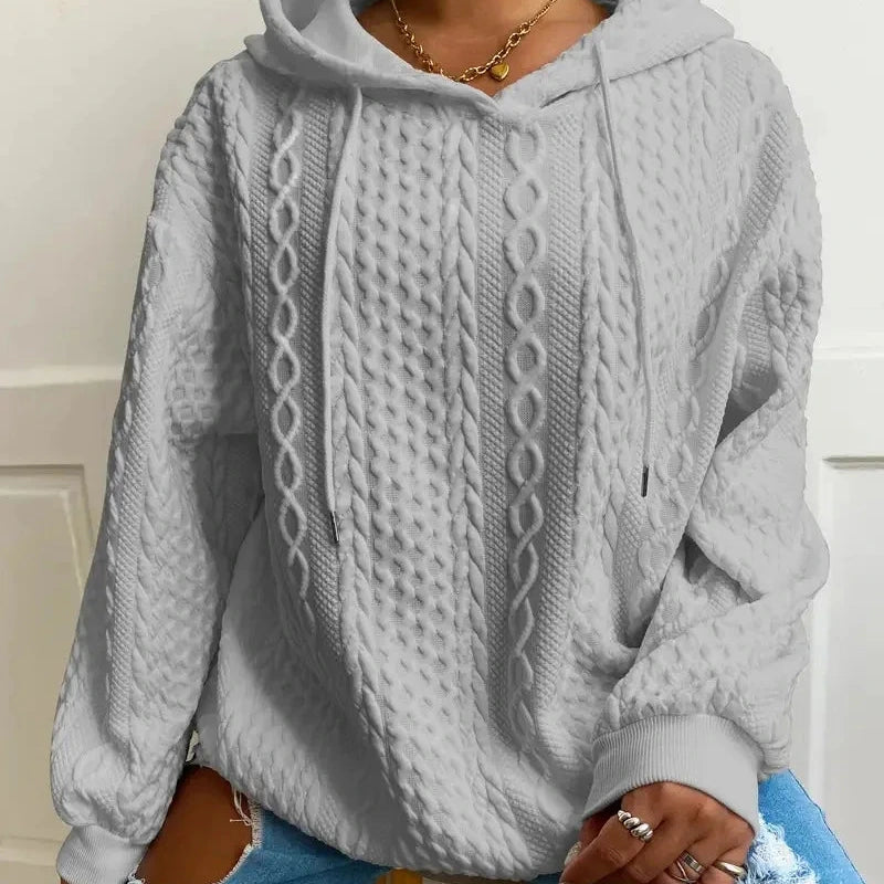 Femmes - Sweatshirt d'hiver à capuche - Manches longues Confort