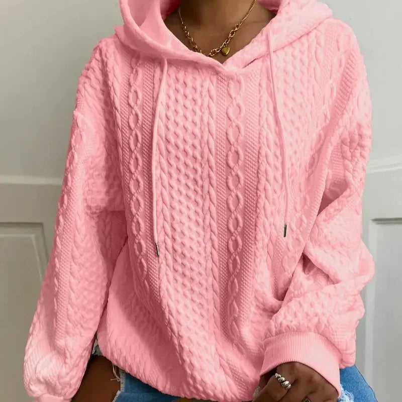 Femmes - Sweatshirt d'hiver à capuche - Manches longues Confort