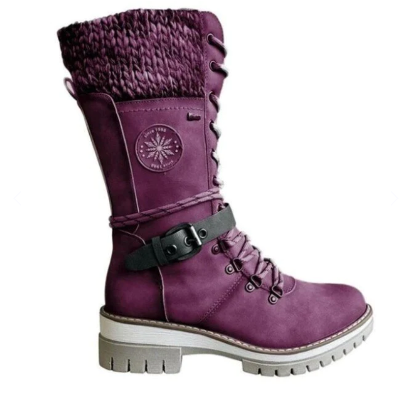 Femmes - Bottes d'hiver - Fermeture éclair latérale - Style élégant - Confort et chaleur