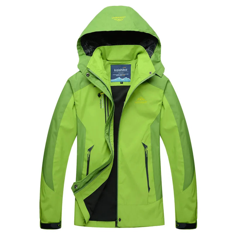 Femmes - Veste coupe-vent avec capuche - Imperméable et légère - Protection idéale contre les intempéries