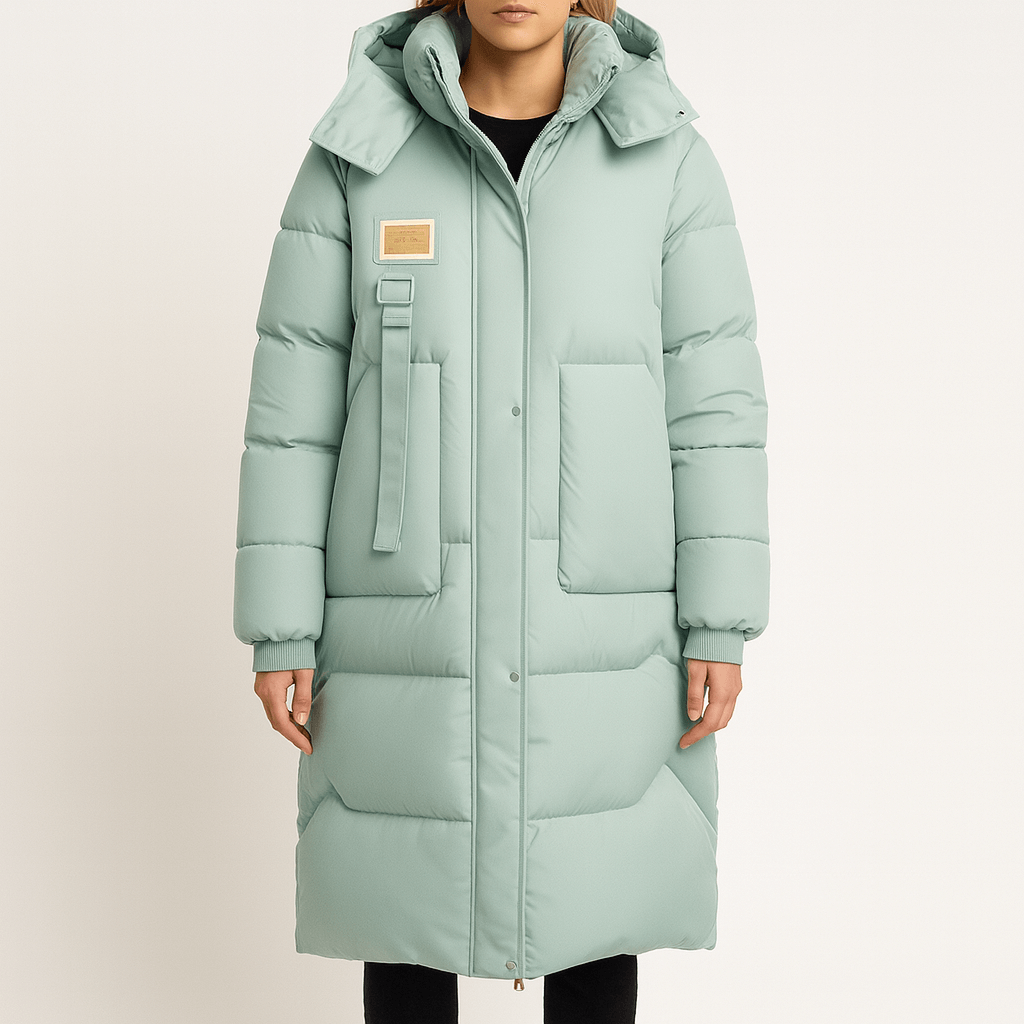 Femmes - Manteau d'hiver long et bouffant - Chaud et élégant