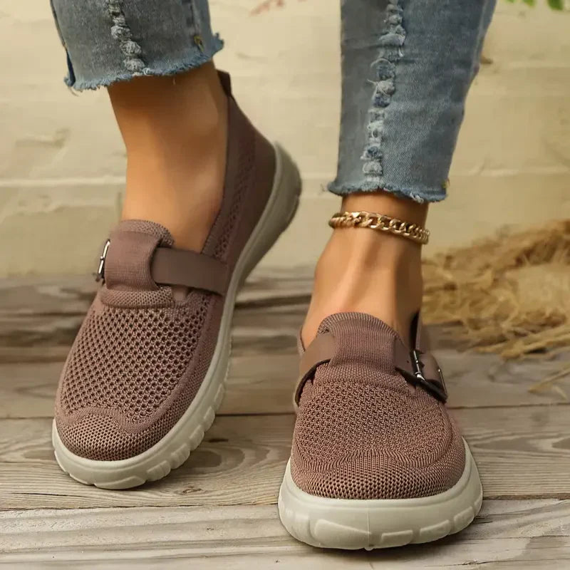Femmes - Sandales Confortables - Matériaux respirants - Design Élégant et Soutien Optimal - Sandales Idéales pour Été