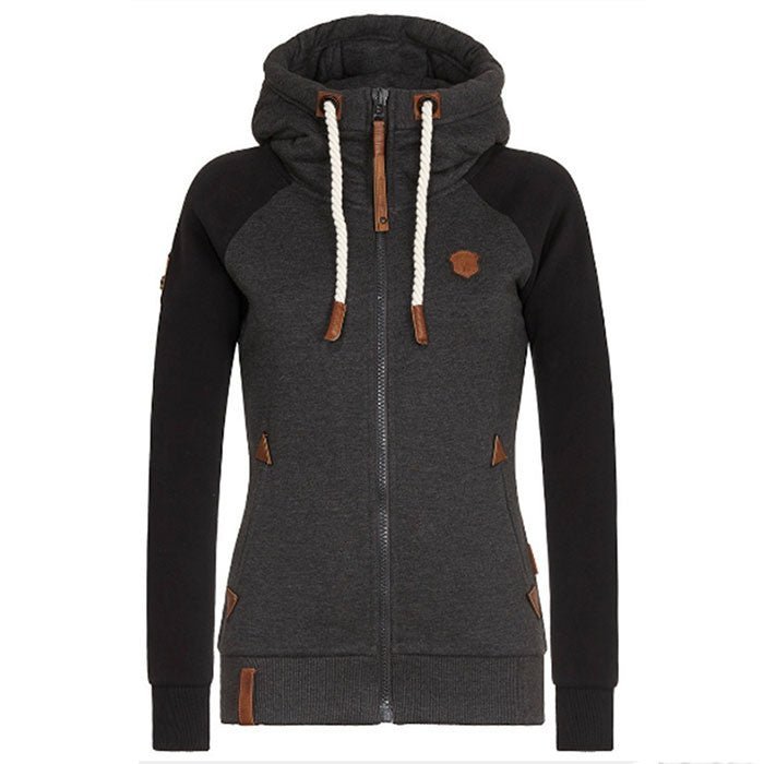 Femmes - Sweat - Capuche zippé en maille - Manches longues - Confort et style décontracté