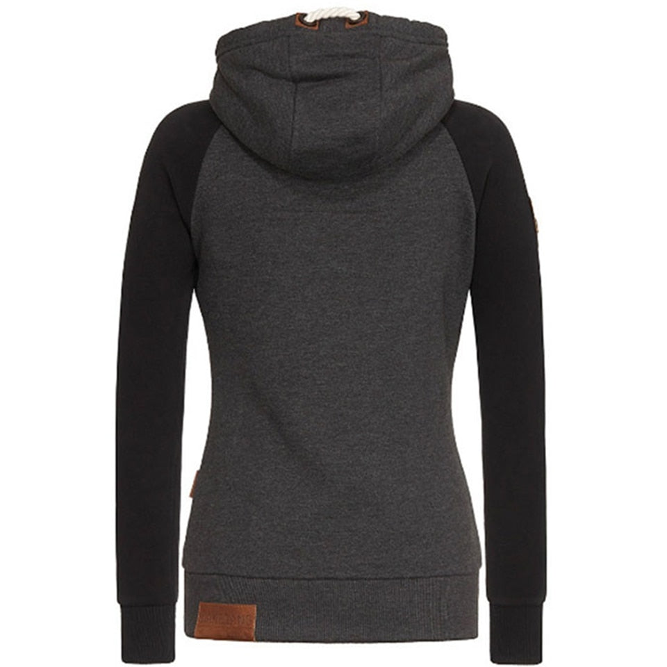 Femmes - Sweat - Capuche zippé en maille - Manches longues - Confort et style décontracté