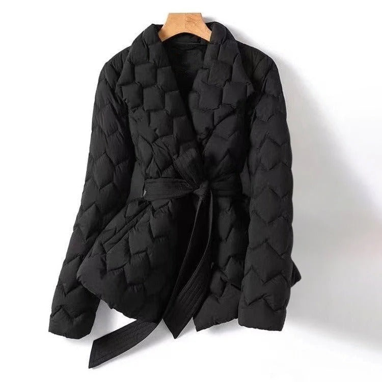 Femmes - Veste matelassée - Ceinture