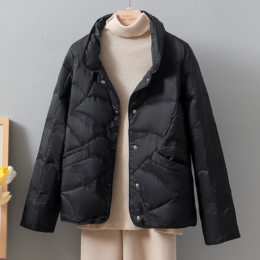 Femmes - Manteau de duvet léger matelassé - Longueur des hanches