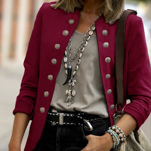 Femmes - Veste tailleur à la coupe structurée - Tissu tissé