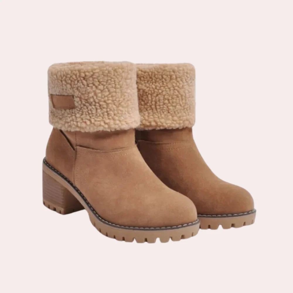 Femmes - Bottines à talons hauts - Doublé de peau lainée