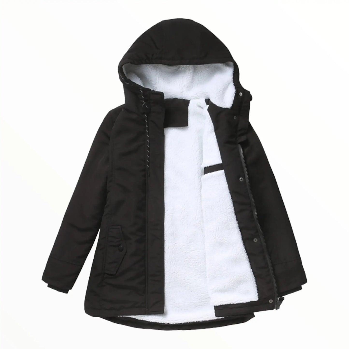 Femmes - Veste parka - Fausse fourrure - Chaleur douillette avec bordure - Parfaite pour les aventures par temps froid