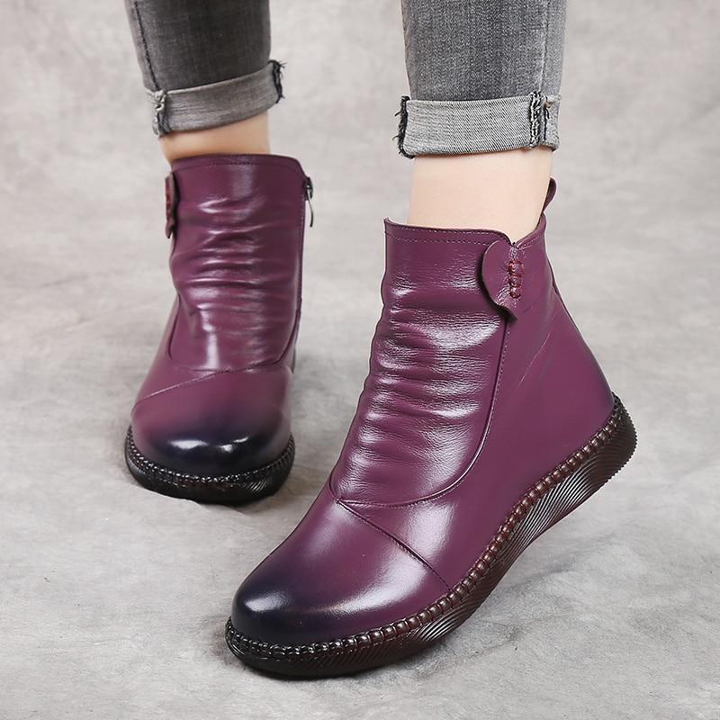 Femmes - Bottines en simili-cuir - froncées sur le devant